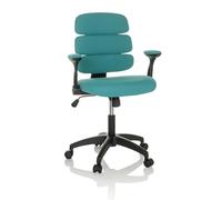 hjh OFFICE Silla de Escritorio Kid ERGOLINO B Silla giratoria con Respaldo ergonómico, Azul, 736433