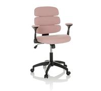 hjh OFFICE Silla de Escritorio Kid ERGOLINO B Silla giratoria Infantil con Respaldo ergonómico, Rosa, 736434