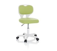 hjh OFFICE Silla de Escritorio KIDDY Top W Infantil de Tela Silla giratoria, Crece con el niño, Verde, 736427