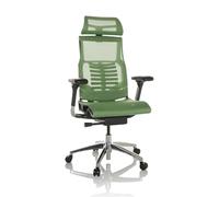 hjh OFFICE Silla de Oficina Profesional POFIT GEN2 Silla giratoria ergonómica de Rejilla con Soporte Lumbar Flexible, Verde, 652286