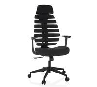 hjh OFFICE Silla de Oficina Profesional Silla giratoria Ergo Line Eco con Respaldo ergonómico Incl. Soporte Lumbar, Silla de dirección Negra