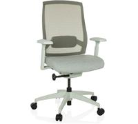 hjh OFFICE Silla de oficina profesional tela / tejido de malla gris escarchado