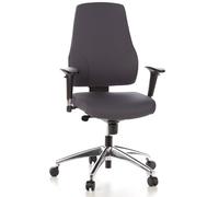 hjh OFFICE Silla de Oficina Silla giratoria Pro-Tec 200 Tela ergonómica Respaldo Ajustable en Altura Antracita