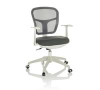 hjh OFFICE Silla de Trabajo Top 108 W de Tela/Malla con Respaldo inclinable, tapizado, Gris, 729441