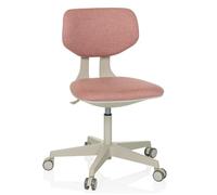 hjh OFFICE Silla giratoria para niños tela rosa