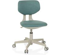 hjh OFFICE Silla giratoria para niños tela azul