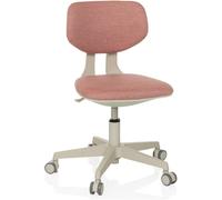 hjh OFFICE Silla giratoria para niños tela rosa