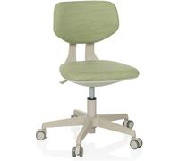 hjh OFFICE Silla giratoria para niños tela verde