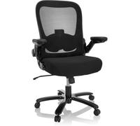 hjh OFFICE 691006 Silla giratoria XXL Instructor SW I Tejida/Malla Negro Silla Apto para un Peso hasta 220 kg, Silla Oficina Resistente