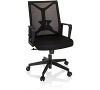 hjh OFFICE Silla Home Office Tela / Tejido de malla Negro