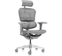 hjh OFFICE Sillón alta gama tejido de malla gris