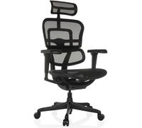 hjh OFFICE Sillón alta gama Tejido de malla Negro