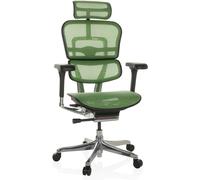 hjh OFFICE Sillón alta gama Tejido de malla Verde