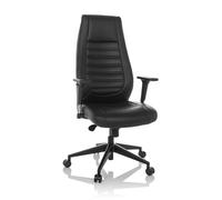 hjh OFFICE Sillón de Oficina Profesional VITORO B Piel sintética Negro