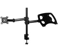 hjh OFFICE Soporte de monitor Acero Negro