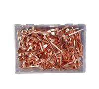 HJHLYJQBF Clavo de Herradura de Acero E2-E6, Herramientas de Herradura de Acero Inoxidable para Entrenamiento de Caballos, Deportes ecuestres Copper Plated E5 51mm 250 Piezas