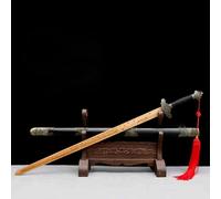 HJHUUA 102cm Espadas Chinas de Madera,Espada de Tai chi de bambú Natural,bokken Hecho a Mano para Entrenamiento de Artes Marciales,exhibición,Cosplay,Accesorios,Regalos