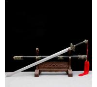 HJHUUA 102cm Espadas Chinas de Madera,Espada de Tai chi de bambú Natural,bokken Hecho a Mano para Entrenamiento de Artes Marciales,exhibición,Cosplay,Accesorios,Regalos
