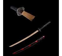 HJHUUA Bokken de 103cm,Katana de bambú Natural con Funda,Espadas samuráis de Madera Hechas a Mano para Cosplay,exhibición,colección,Entrenamiento Kendo