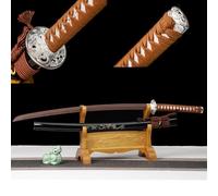 HJHUUA Bokken de Palisandro Natural de 103 cm,Espada samurái de Madera Hecha a Mano con Vaina,Katana Japonesa para exhibición,Cosplay,colección,Entrenamiento de Kendo/Iaido/Bushido