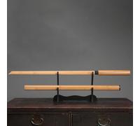 HJHUUA Espada de Madera Hecha a Mano,Material de bambú Natural,Espada Recta de Madera para Cosplay,Kendo,Artes Marciales,Regalos,decoración,Accesorios