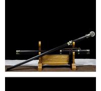 HJHUUA Espada Recta de Madera Hecha a Mano,Material de Palisandro,Espadas de Madera de 105 cm para coleccionar,decoración,Cosplay,Kendo,Artes Marciales,exhibición