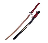 HJHUUA Espada samurái de Madera de Wenge Natural de 104cm,Katana de Madera,Bokken Hecho a Mano,Espada de Entrenamiento de Madera para Kendo,Regalo,exhibición,Cosplay,Accesorios