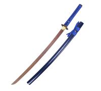 HJHUUA Espada samurái de Madera de Wenge Natural de 104cm,Katana de Madera,Bokken Hecho a Mano,Espada de Entrenamiento de Madera para Kendo,Regalo,exhibición,Cosplay,Accesorios