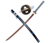 HJHUUA Espada samurái de Madera de Wenge Natural de 104cm,Katana de Madera,Bokken Hecho a Mano,Espada de Entrenamiento de Madera para Kendo,Regalo,exhibición,Cosplay,Accesorios