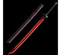 HJHUUA Espadas Chinas de Madera Hechas a Mano,Hoja de bambú,Espada de Madera con Vaina para decoración,Cosplay,Artes Marciales,Entrenamiento,Mascarada,Regalo,exhibición