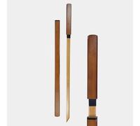 HJHUUA Espadas de bambú,Bokken Hecho a Mano,Katana de Madera con Vaina,Espadas Rectas de 100 cm,el Material de Madera se Puede Utilizar con Confianza