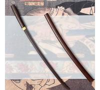 HJHUUA Espadas de Entrenamiento de Kendo de Palisandro Natural de 103 cm,Katana Japonesa de Madera,Bokken Artesanal, práctica de Iaido,exhibición,Cosplay y Accesorios.