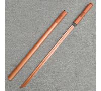 HJHUUA Espadas de Madera de 100 cm,Espada Recta de Madera con Vaina,Hoja de bambú,bokken Hecho a Mano para Artes Marciales,Entrenamiento,Kendo,Accesorios,decoración,exhibición,Cosplay