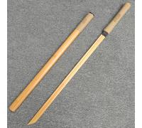 HJHUUA Espadas de Madera de 100 cm,Espada Recta de Madera con Vaina,Hoja de bambú,bokken Hecho a Mano para Artes Marciales,Entrenamiento,Kendo,Accesorios,decoración,exhibición,Cosplay