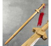 HJHUUA Espadas de Tai Chi de Bambú,Espada de Entrenamiento de Madera,Bokken Hecho a Mano,Katana de Madera para Regalo,Práctica de Artes Marciales,Accesorios,Cosplay - 102 cm