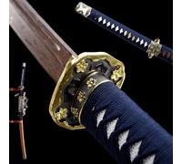 HJHUUA Espadas samurái de Madera,Tachi de Palisandro Natural,Bokken Artesanal,Katana Japonesa de Madera para Entrenamiento de Kendo,decoración,Regalo,colección,Cosplay - 104 cm