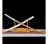 HJHUUA Espadas samuráis de Madera con Vaina,Proceso de fabricación Tradicional,Hoja de Palisandro Natural,Katana Japonesa de Madera para decoración,coleccionismo,Artes Marciales,Cosplay,Kendo