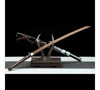 HJHUUA Espadas samuráis de Madera con Vaina,Proceso de fabricación Tradicional,Hoja de Palisandro Natural,Katana Japonesa de Madera para decoración,coleccionismo,Artes Marciales,Cosplay,Kendo