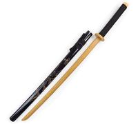 HJHUUA Katana de bambú Natural,Bokken Hecho a Mano,Espadas samuráis de Madera para Regalos,decoración,Entrenamiento de Kendo,decoración,Cosplay,102cm