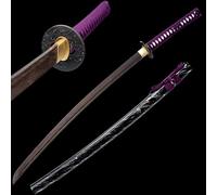 HJHUUA Katana De Madera con Vaina,Práctica De Artes Marciales Kendo,Accesorios De Cosplay,Bokken Hecho A Mano De 103cm,Espadas Samurai De Madera