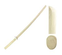 HJHUUA Katana de Madera de 102 cm,Material de Roble Blanco,Entrenamiento de Lucha con Espada de Kendo,bokken Hecho a Mano