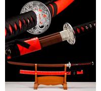 HJHUUA Katana de Madera Japonesa,Espada samurái de Madera con Vaina,Bokken Hecho a Mano de 102 cm para decoración,coleccionismo,Regalos,Kendo,Entrenamiento,exhibición,Cosplay