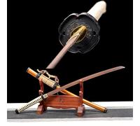 HJHUUA Katana de Palisandro Natural con Vaina,Tachi de Madera Japonesa de 104 cm,Bokken Hecho a Mano para Cosplay,utilería,colección,exhibición,Navidad