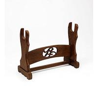 HJHUUA Soporte de exhibición de Espada Katana de Madera con ala de Pollo,Estante para Espadas con Base de Madera Maciza,Soporte de Espada Hecho a Mano para Katana Wakizashi Samurai Swords Bokken