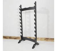 HJHUUA Soporte de pie para Espadas,Soporte de Madera para Espadas,Expositor Grande para Espadas,katanas,Arcos y Flechas,Flautas