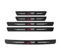 HJHYYHG 4 Piezas Pegatina para Umbral de Coche, para Mitsubishi ASX 2015-2020 Película Protectora Estribos Decoración Accesorios Antiarañazos