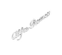 HJHYYHG Emblema del Coche, para Alfa Romeo Giulietta de Spider GT 147 156 159 166 Emblema Etiqueta Engomada para Coche, Metal Emblema Fender Trunk Insignia Pegatina