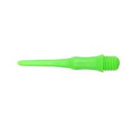 HJIAMA 200 Piezas Dardos Punta de Plastico, 27 mm Dardos Diana Electronica 2BA, Reemplazo Cabeza de Dardo Verde, Dardos para Principiantes Dardos Aficionados