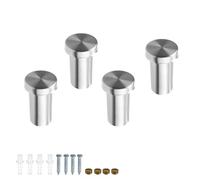 HJIAMA 4 Piezas Colgador pared, Perchas pared con Fijación Tornillo, 36 mm Perchero baño Acero Inoxidable, Percheros Pared para Entrada Cocina Baño