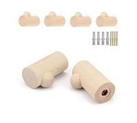HJIAMA 4 Piezas Gancho Perchero, Ganchos Para Colgar, Colgador Pared con Fijación Tornillos, Alta Capacidad Carga, para Colgar Ropa, Bolsos, Toallas